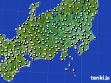 関東・甲信地方のアメダス実況(気温)(2019年02月27日)