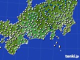 東海地方のアメダス実況(気温)(2019年02月27日)