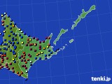 道東のアメダス実況(日照時間)(2019年02月28日)