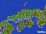 2019年03月01日の中国地方のアメダス(日照時間)