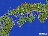 四国地方のアメダス実況(日照時間)(2019年03月01日)