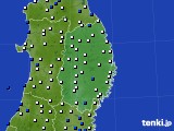 2019年03月01日の岩手県のアメダス(風向・風速)