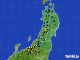 東北地方のアメダス実況(積雪深)(2019年03月02日)