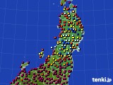 東北地方のアメダス実況(日照時間)(2019年03月02日)