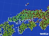 中国地方のアメダス実況(日照時間)(2019年03月02日)
