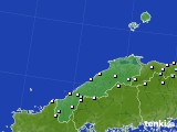 島根県のアメダス実況(降水量)(2019年03月04日)