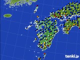 2019年03月04日の九州地方のアメダス(日照時間)