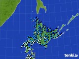 北海道地方のアメダス実況(気温)(2019年03月04日)