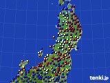 東北地方のアメダス実況(日照時間)(2019年03月06日)