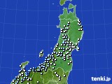 東北地方のアメダス実況(降水量)(2019年03月07日)