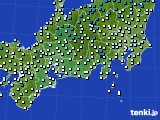 2019年03月07日の東海地方のアメダス(気温)