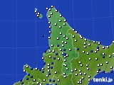 道北のアメダス実況(風向・風速)(2019年03月07日)