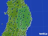 岩手県のアメダス実況(気温)(2019年03月08日)