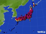 アメダス実況(日照時間)(2019年03月09日)