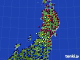 東北地方のアメダス実況(日照時間)(2019年03月10日)