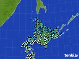 北海道地方のアメダス実況(気温)(2019年03月10日)