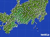2019年03月10日の東海地方のアメダス(風向・風速)