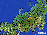 北陸地方のアメダス実況(日照時間)(2019年03月11日)