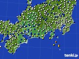 2019年03月11日の東海地方のアメダス(風向・風速)