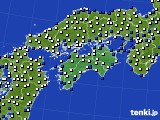 2019年03月11日の四国地方のアメダス(風向・風速)