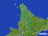 道北のアメダス実況(風向・風速)(2019年03月12日)