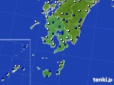 2019年03月12日の鹿児島県のアメダス(風向・風速)