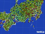 2019年03月13日の東海地方のアメダス(日照時間)