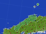 島根県のアメダス実況(日照時間)(2019年03月13日)