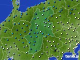 長野県のアメダス実況(気温)(2019年03月13日)