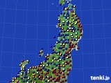 2019年03月14日の東北地方のアメダス(日照時間)