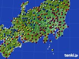 関東・甲信地方のアメダス実況(日照時間)(2019年03月14日)