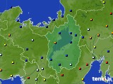 滋賀県のアメダス実況(日照時間)(2019年03月14日)