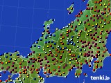 北陸地方のアメダス実況(日照時間)(2019年03月15日)