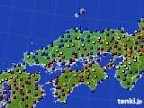 中国地方のアメダス実況(日照時間)(2019年03月15日)