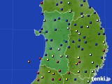 2019年03月15日の秋田県のアメダス(日照時間)