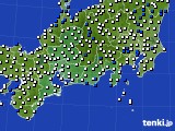 東海地方のアメダス実況(風向・風速)(2019年03月15日)