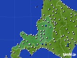 道央のアメダス実況(風向・風速)(2019年03月15日)