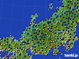 北陸地方のアメダス実況(日照時間)(2019年03月17日)