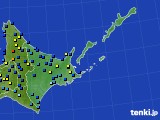 2019年03月18日の道東のアメダス(積雪深)