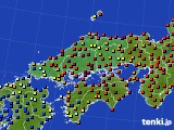 2019年03月18日の中国地方のアメダス(日照時間)