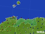 2019年03月19日の鳥取県のアメダス(日照時間)