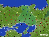 兵庫県のアメダス実況(日照時間)(2019年03月20日)