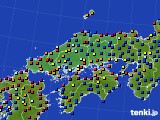 2019年03月21日の中国地方のアメダス(日照時間)