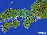 2019年03月22日の近畿地方のアメダス(日照時間)