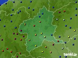 群馬県のアメダス実況(日照時間)(2019年03月22日)