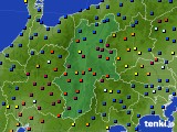 長野県のアメダス実況(日照時間)(2019年03月22日)