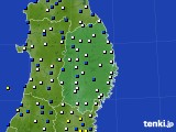 2019年03月22日の岩手県のアメダス(風向・風速)