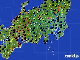 関東・甲信地方のアメダス実況(日照時間)(2019年03月23日)