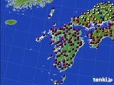 2019年03月24日の九州地方のアメダス(日照時間)