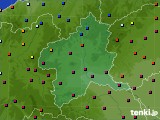 群馬県のアメダス実況(日照時間)(2019年03月24日)